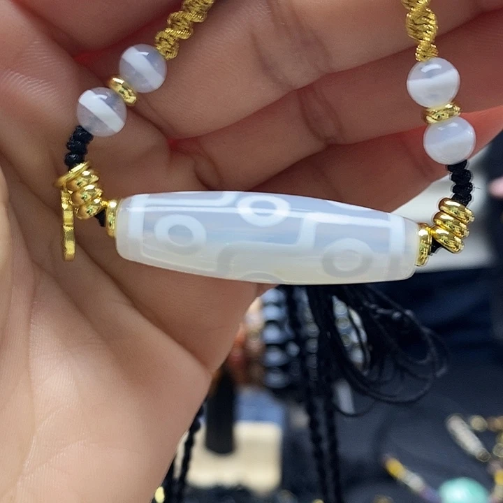 玛瑙/玉髓合金颈饰