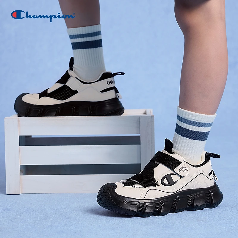 Champion冠军童鞋25春夏季男女中大童户外透气轻便运动鞋 25SSC73