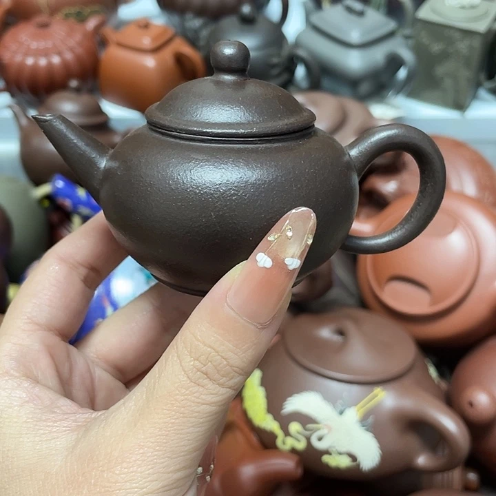 茶壶紫砂100cc宜兴紫砂壶