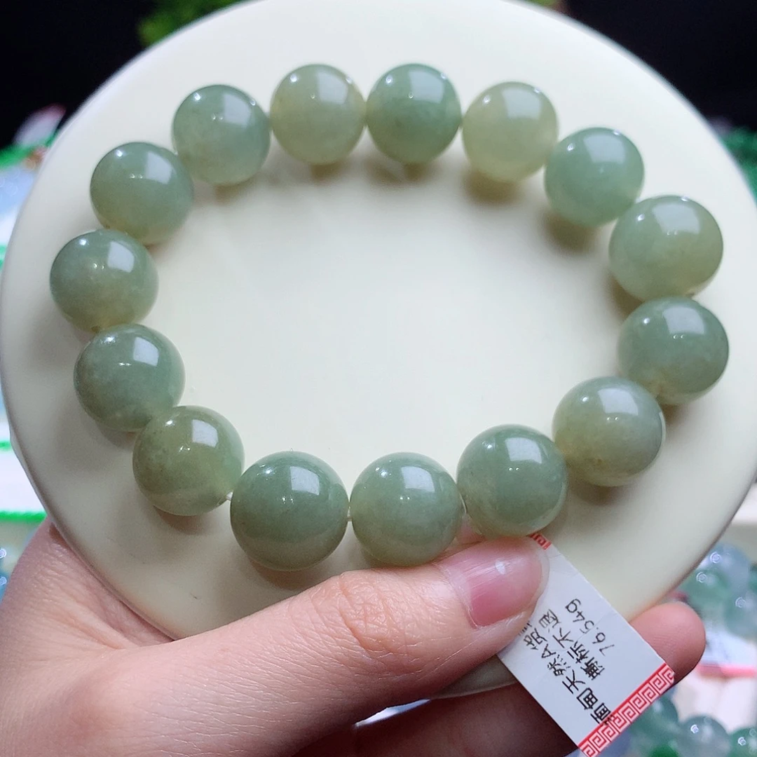 翡翠未镶嵌手串卡15