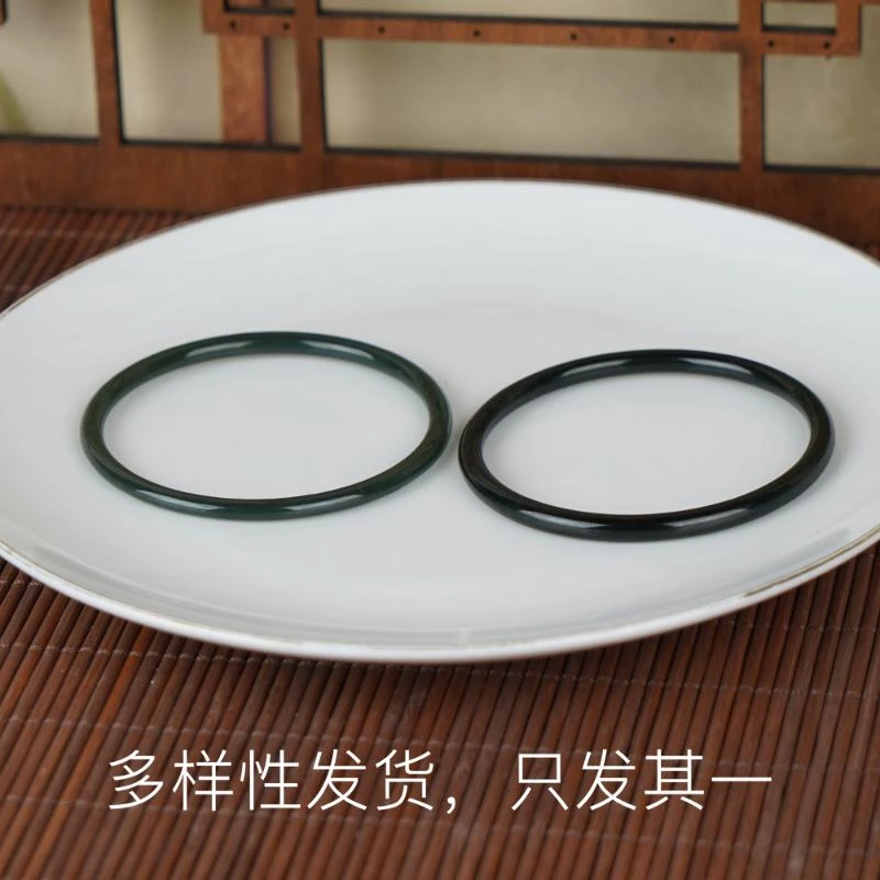 【香掌柜】和田玉塔青叮当手镯【多样性发货，发一件】