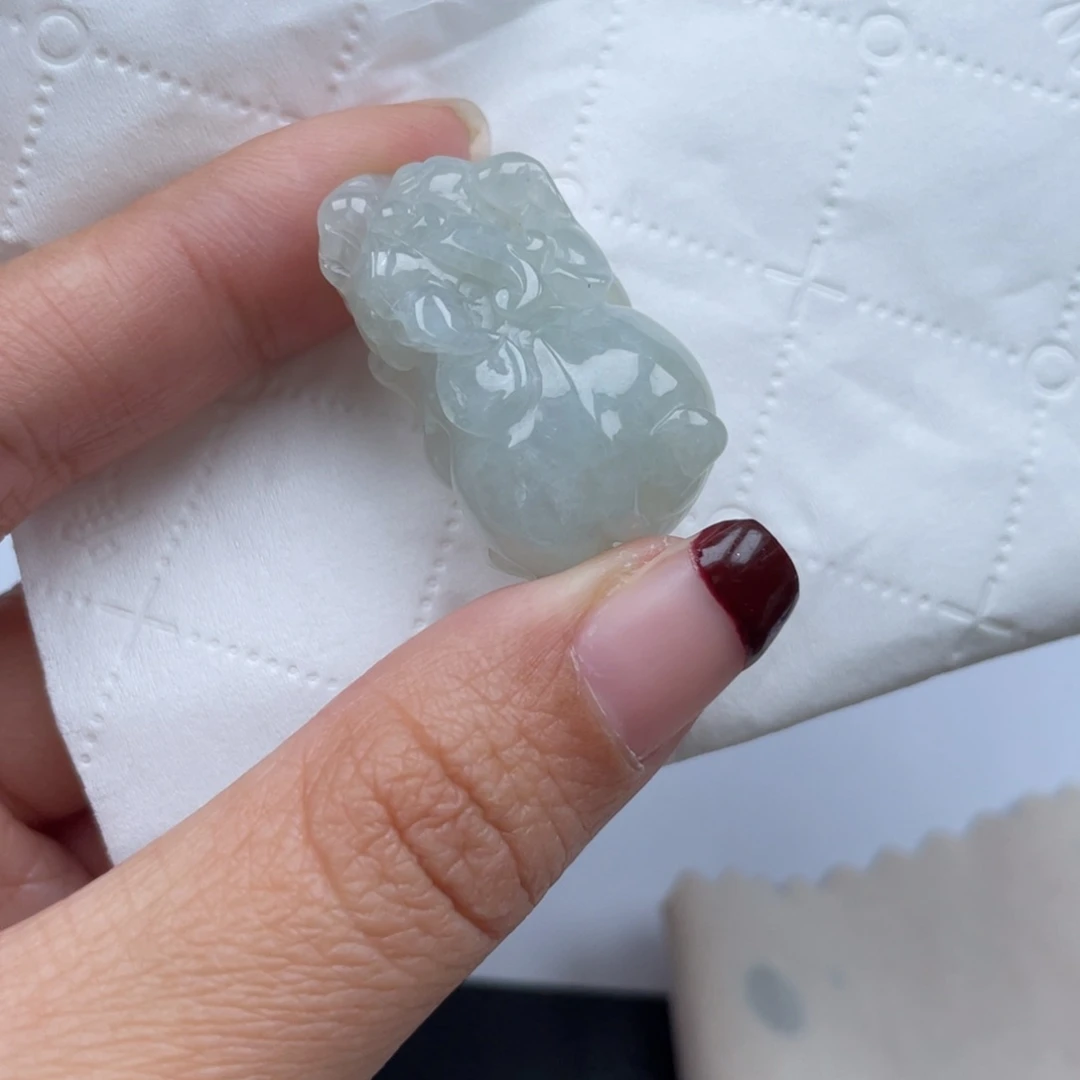 翡翠颈饰未镶嵌纯天然a货缅甸翡翠包邮