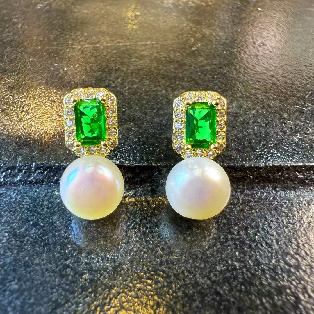 高定珠宝轻奢时尚款珍珠耳钉-y2266-s925