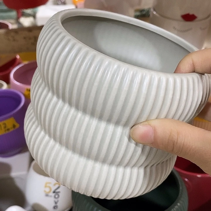 陶摆件陶盆有孔 瑕疵介意勿拍