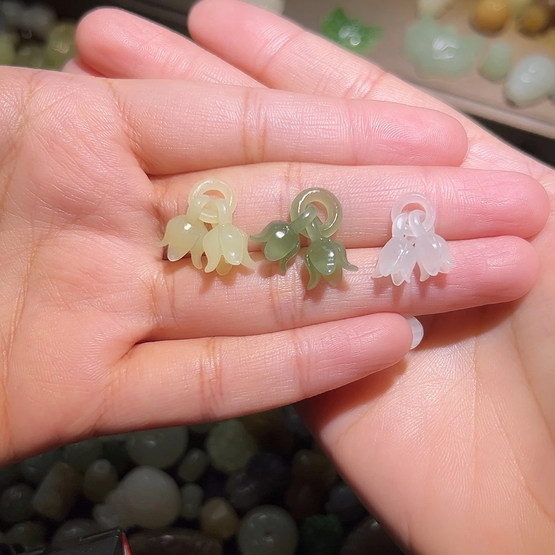 和田玉未镶嵌珠宝半成品238一个多样性发其一