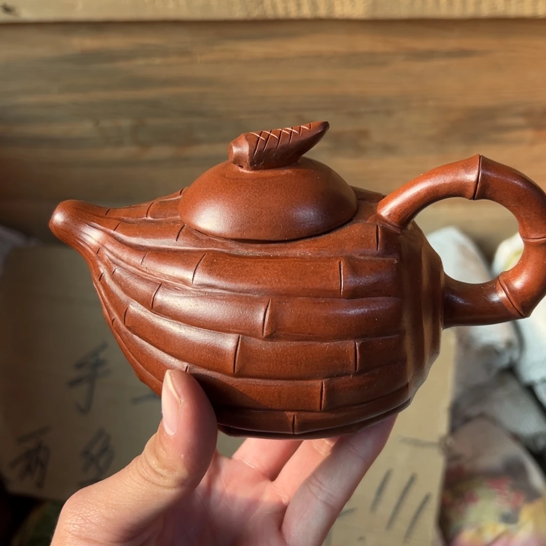 茶壶紫砂老厂紫砂壶一件！