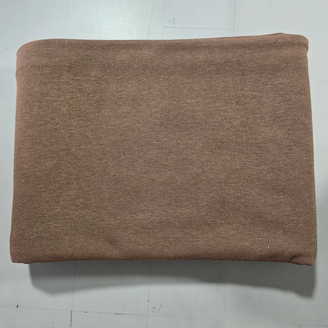 焦糖闪光 加绒扬子纱 面料链接