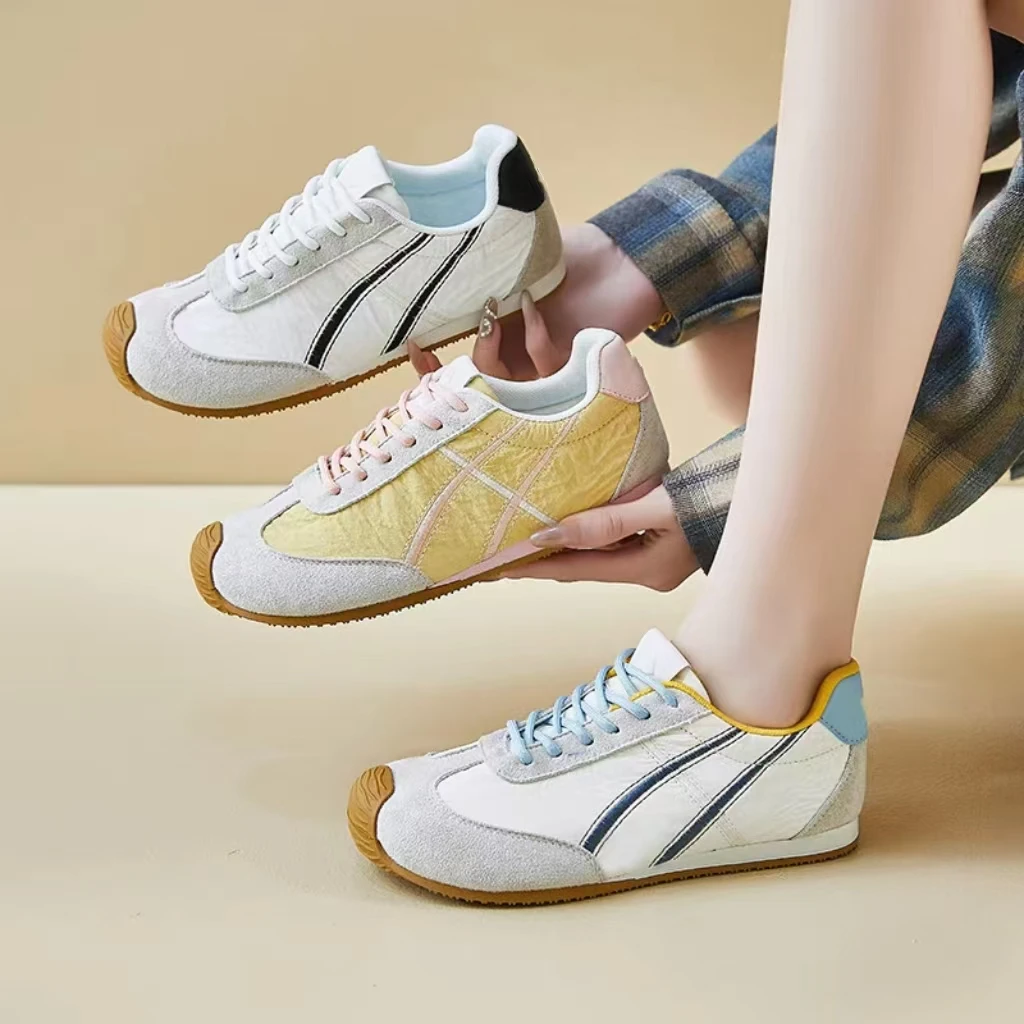 伊莎贝尔2025夏季新款透气百搭学院风时尚潮鞋德训鞋