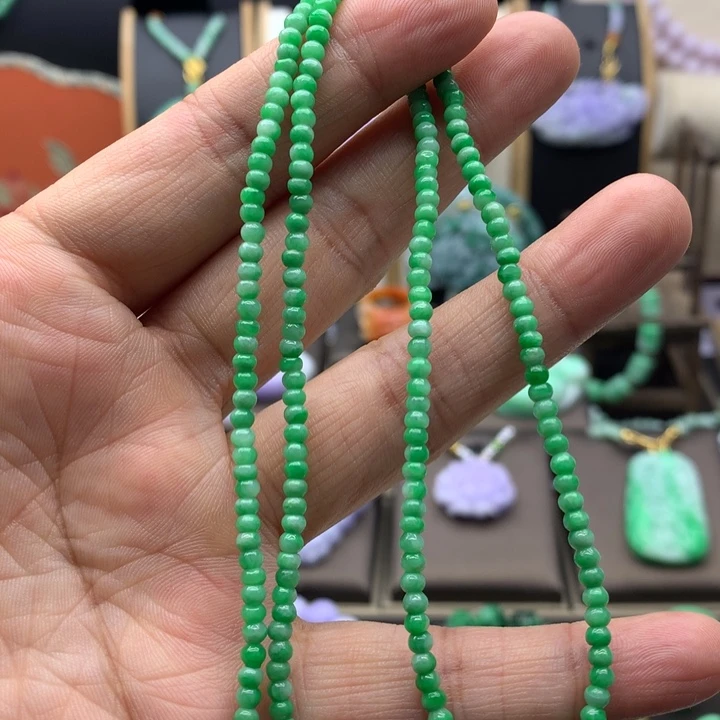 翡翠未镶嵌项链翡翠项链