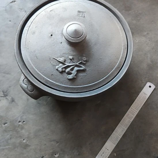 君***乐荥经黑沙砂锅亮银色6升梅花砂锅
