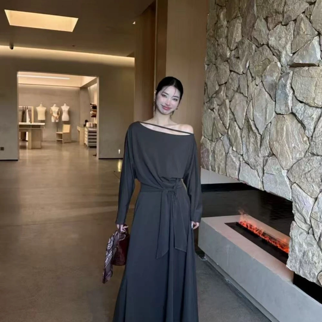 『雨美 Show』0225时尚百搭长袖套装裙