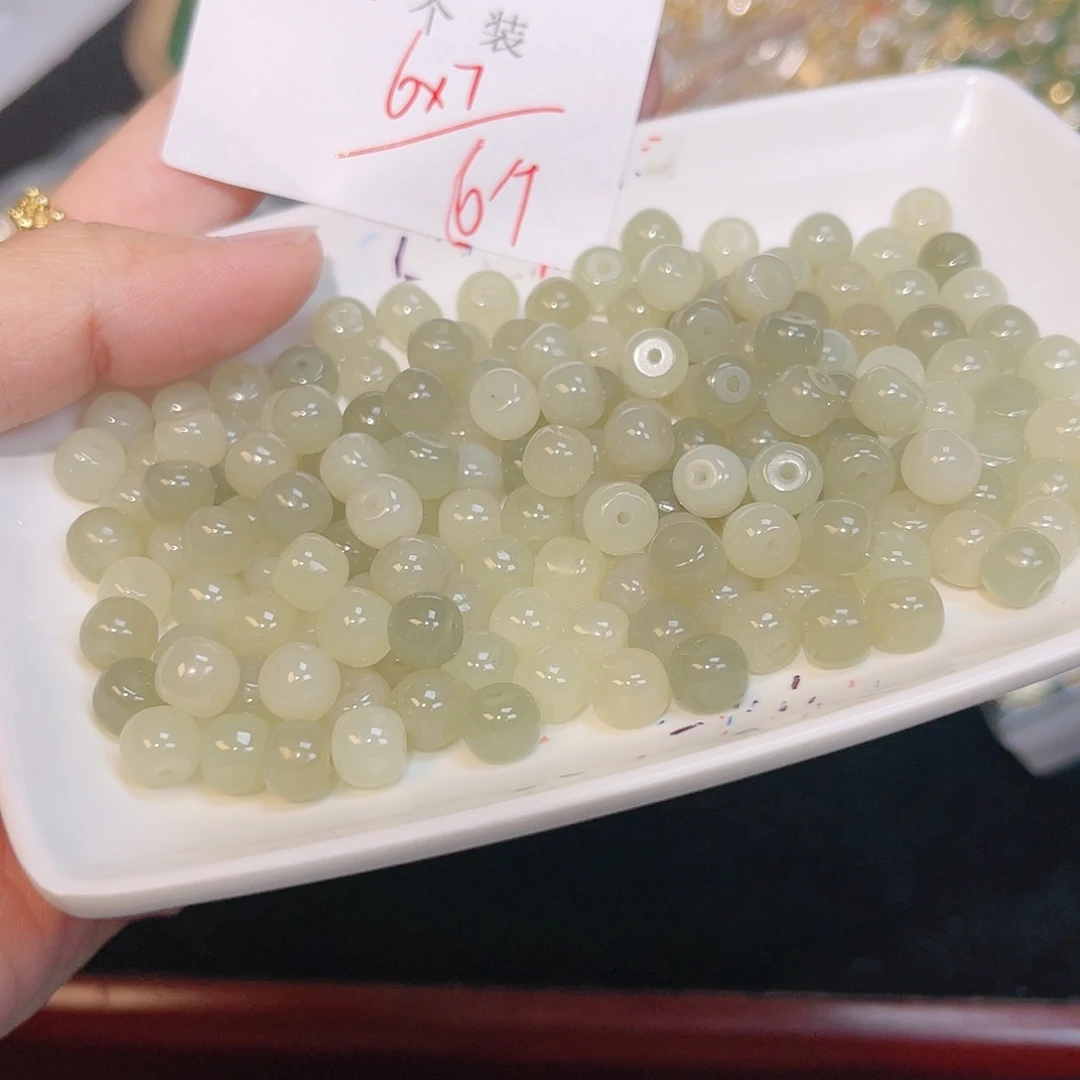 和田玉珠宝半成品未镶嵌4