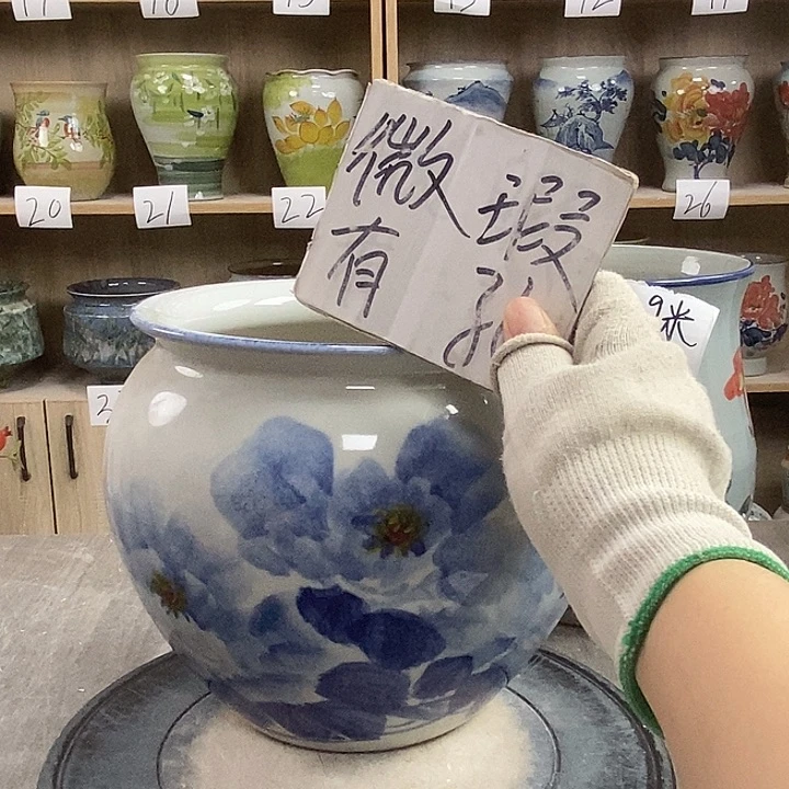 缸13xc景德镇陶瓷花盆