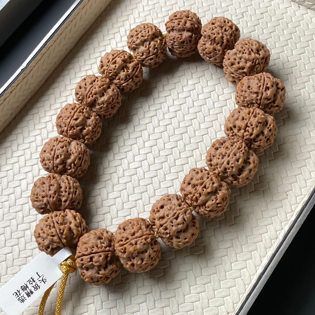 【丁拉梅花】大金刚头货精选二档五瓣双龙梅花金刚菩提手串