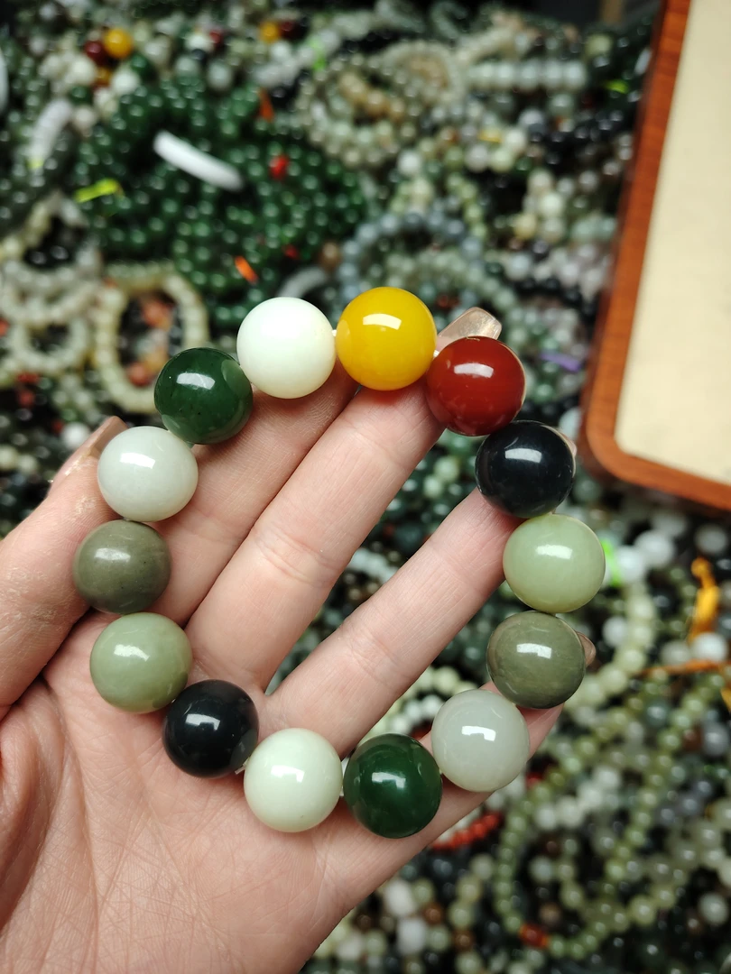 和田玉多宝卡16mm