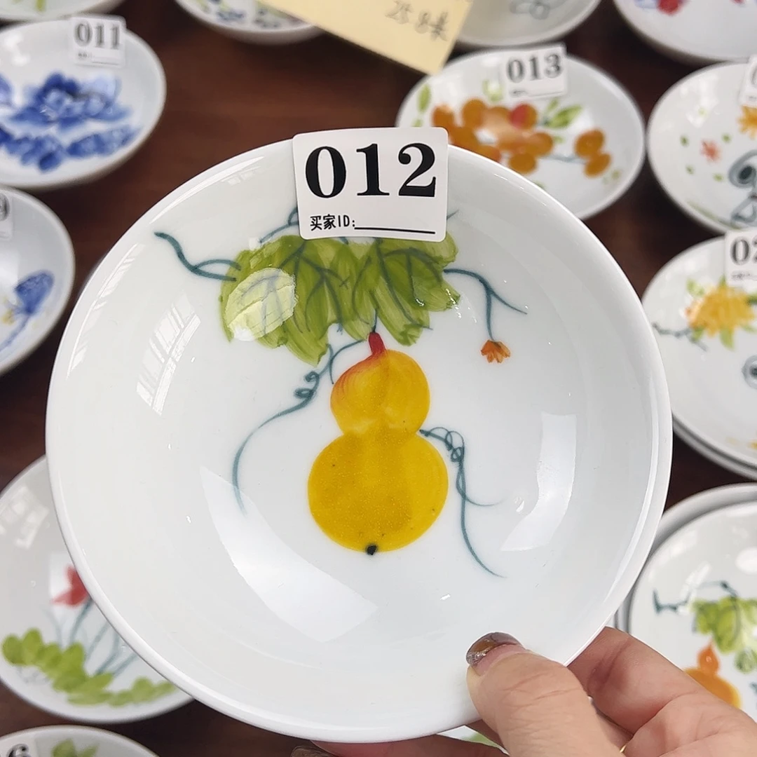 瓷片景德镇陶瓷手工手绘制作