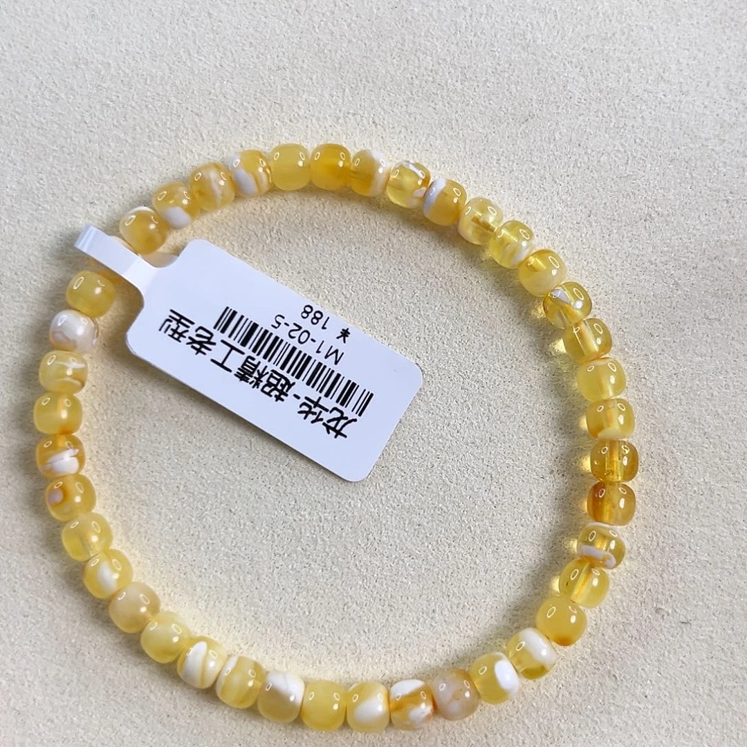 琥珀未镶嵌手链m1