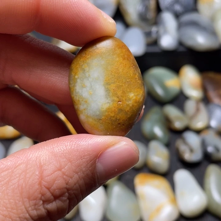 和田玉未镶嵌挂件57