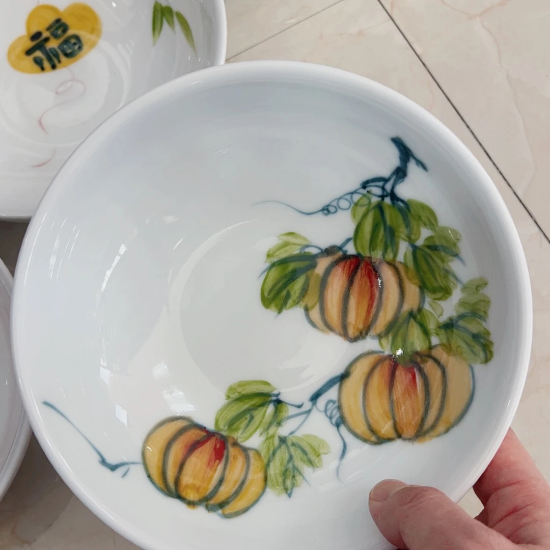 景德镇陶瓷手工手绘制作