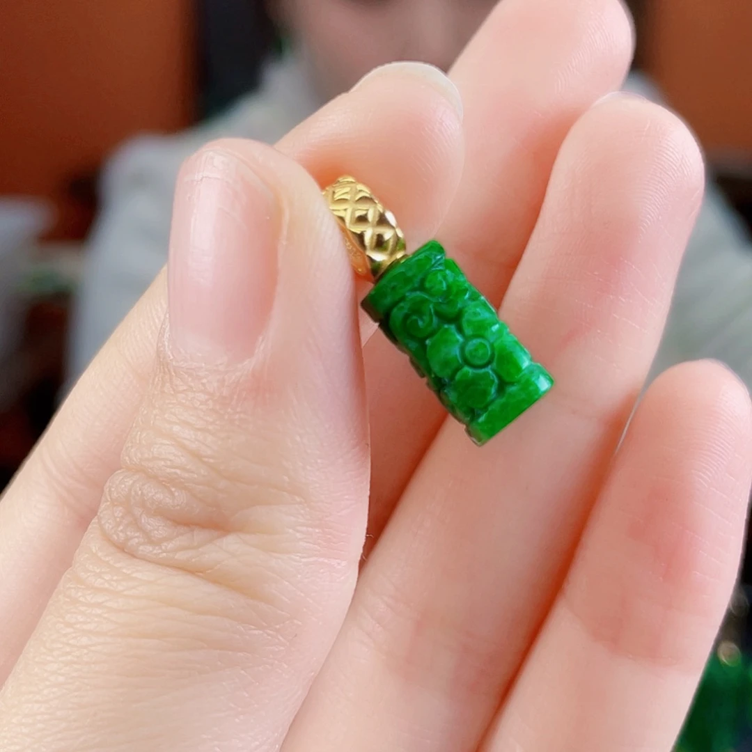 翡翠未镶嵌耳饰饰品