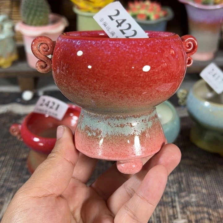 口6高8 手工花盆满30包邮