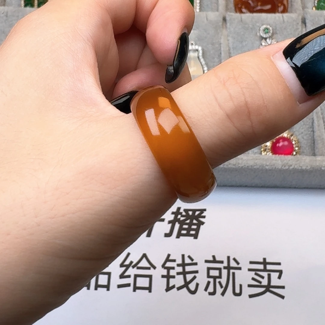 玛瑙/玉髓戒指未镶嵌