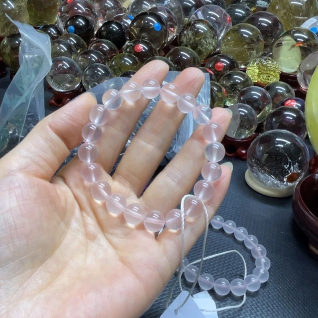 水晶珠宝半成品未镶嵌没***我粉10