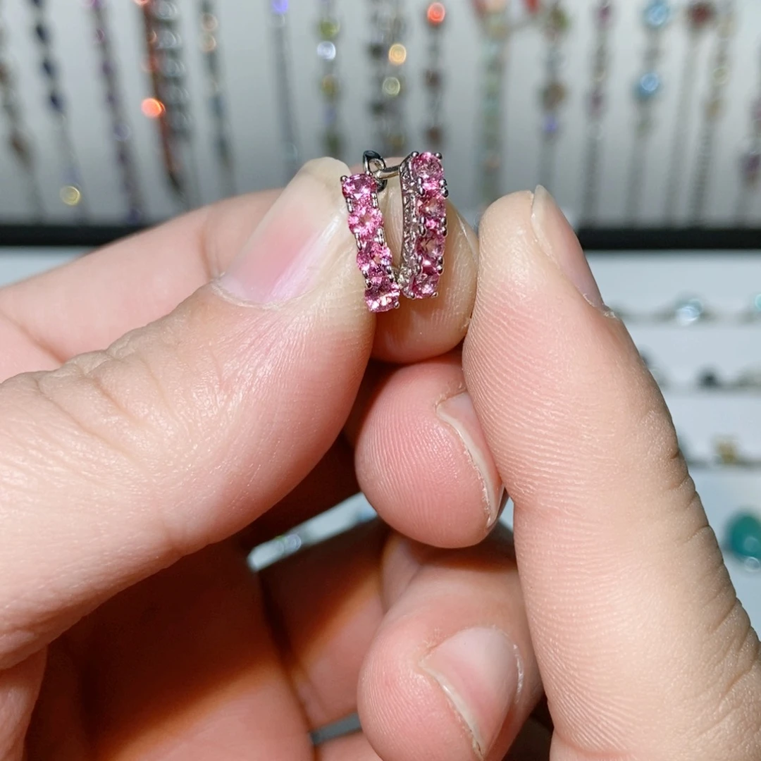 绿水晶戒指银S925镶嵌