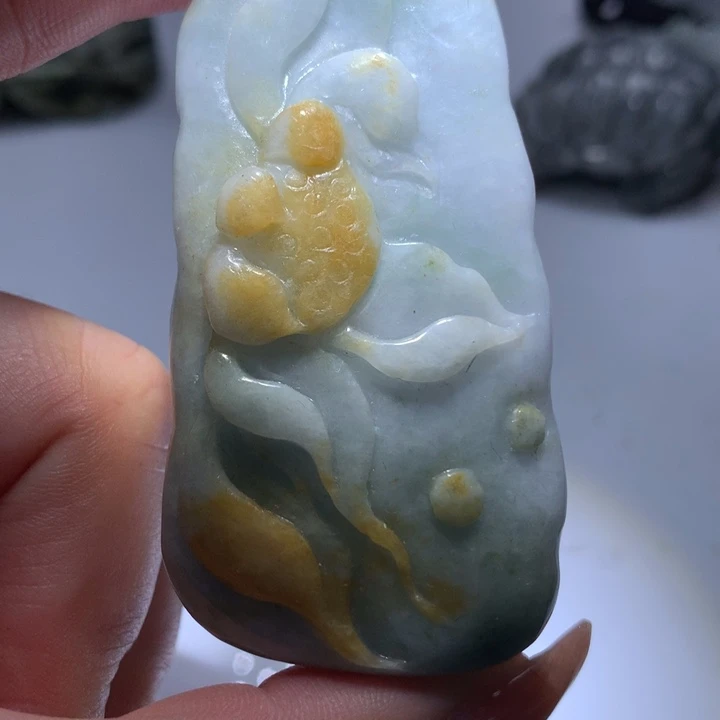 翡翠未镶嵌颈饰保真天然A货翡翠