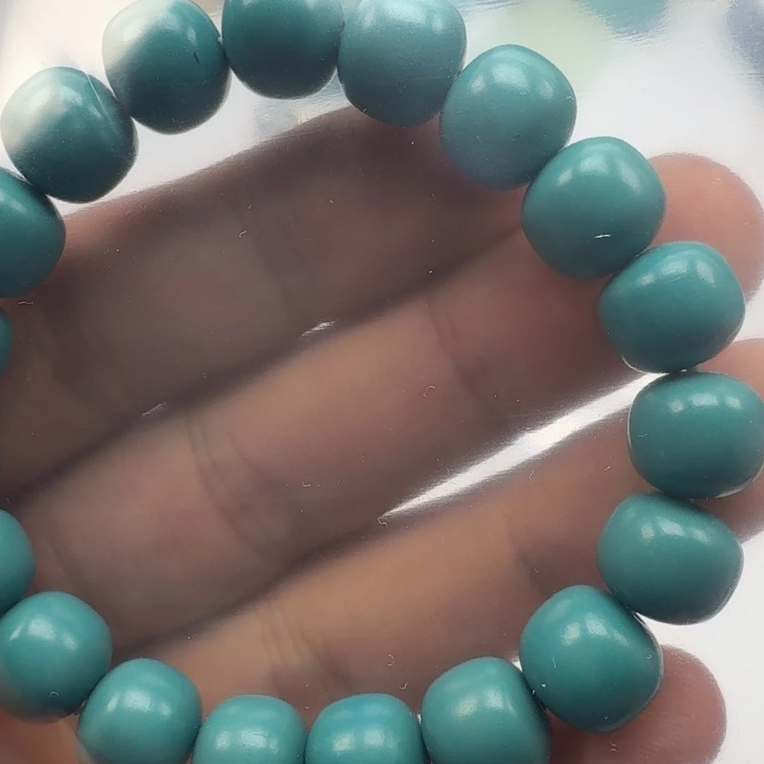 绿松石合金珠子手串