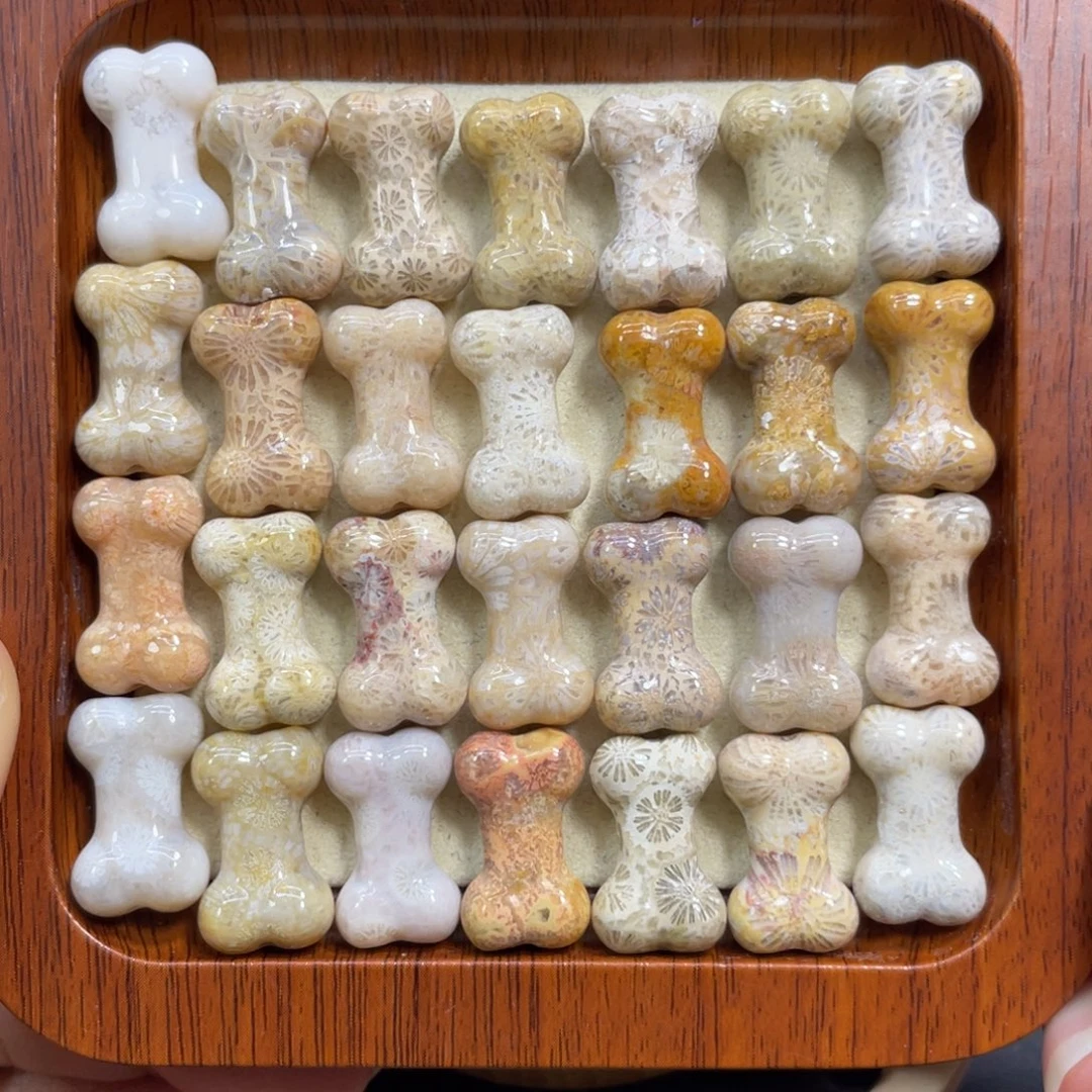 硅化玉未镶嵌颈饰骨头20米1个