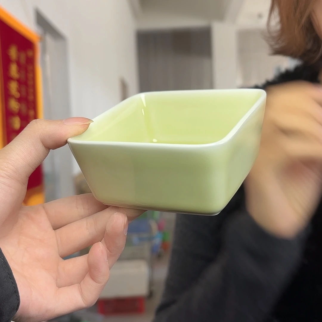龙泉云间青瓷小米茶器