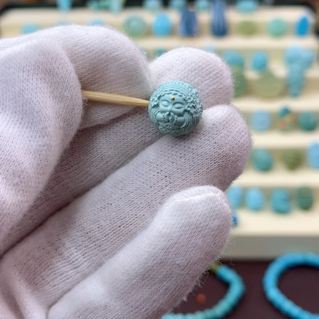 绿松石珠宝奇石未镶嵌