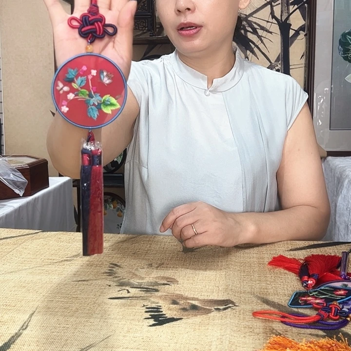 织绣苏绣手工挂件