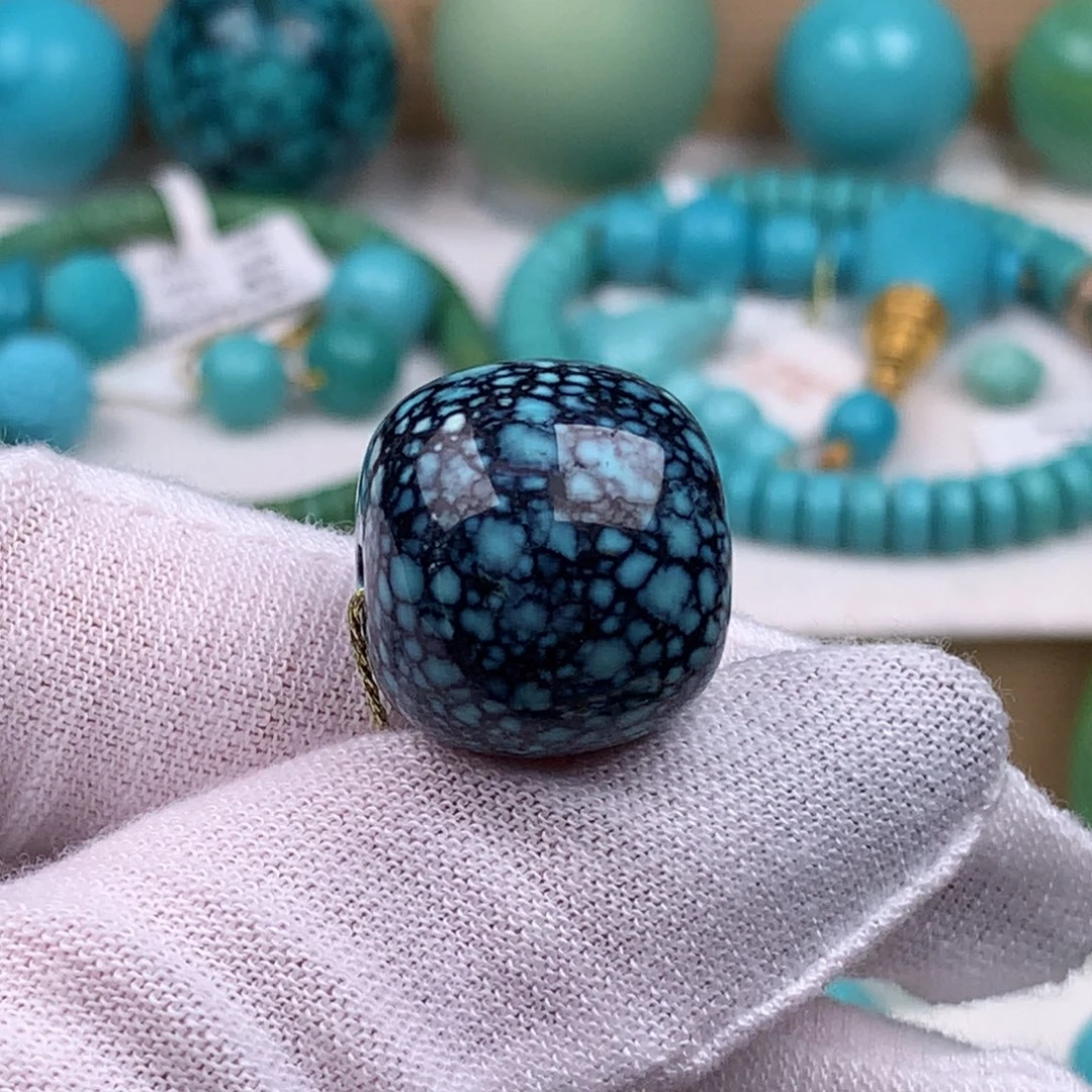 未镶嵌绿松石珠宝奇石18.3毫米