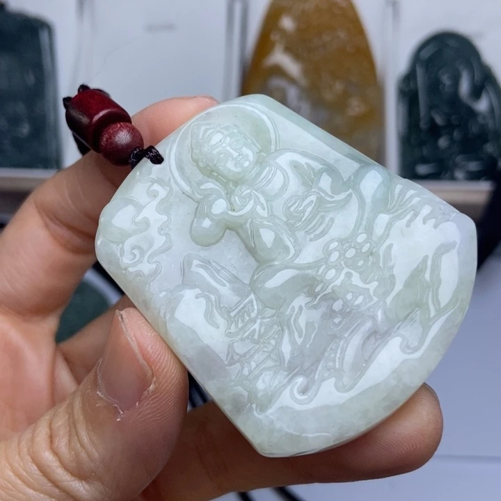 翡翠未镶嵌挂件翡翠