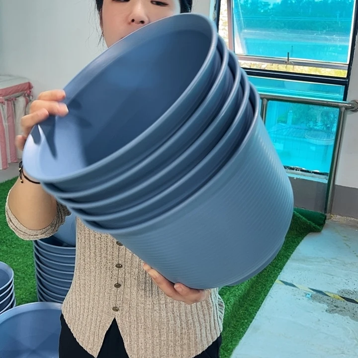 特价矮陶口30高21雾霾蓝5个无托
