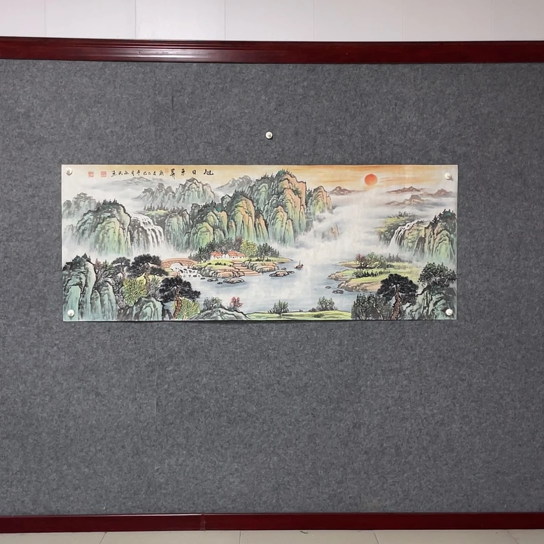 国画小六尺178.69画芯 捡漏