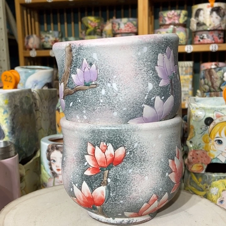 红陶景德镇艺术手绘作品