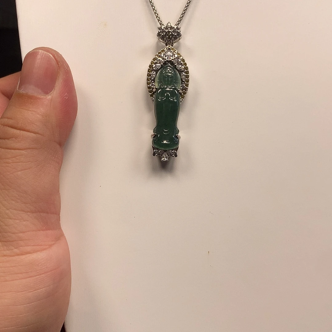 翡翠未镶嵌手串翡翠挂件