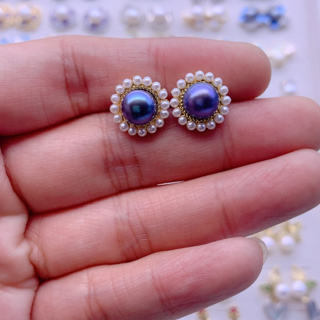 耳饰淡水珍珠合金