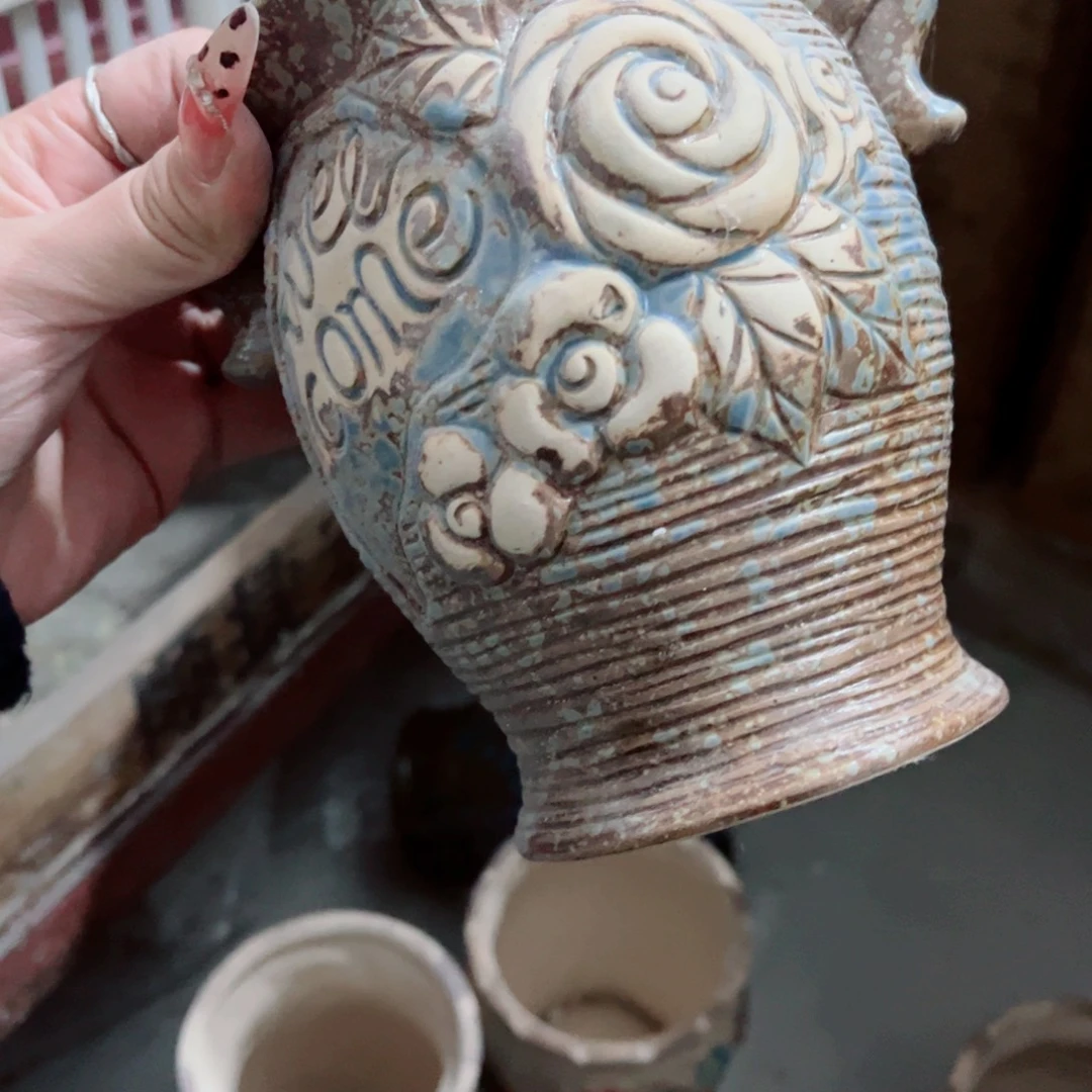 有孔，陶瓷花盆满10米包邮发货