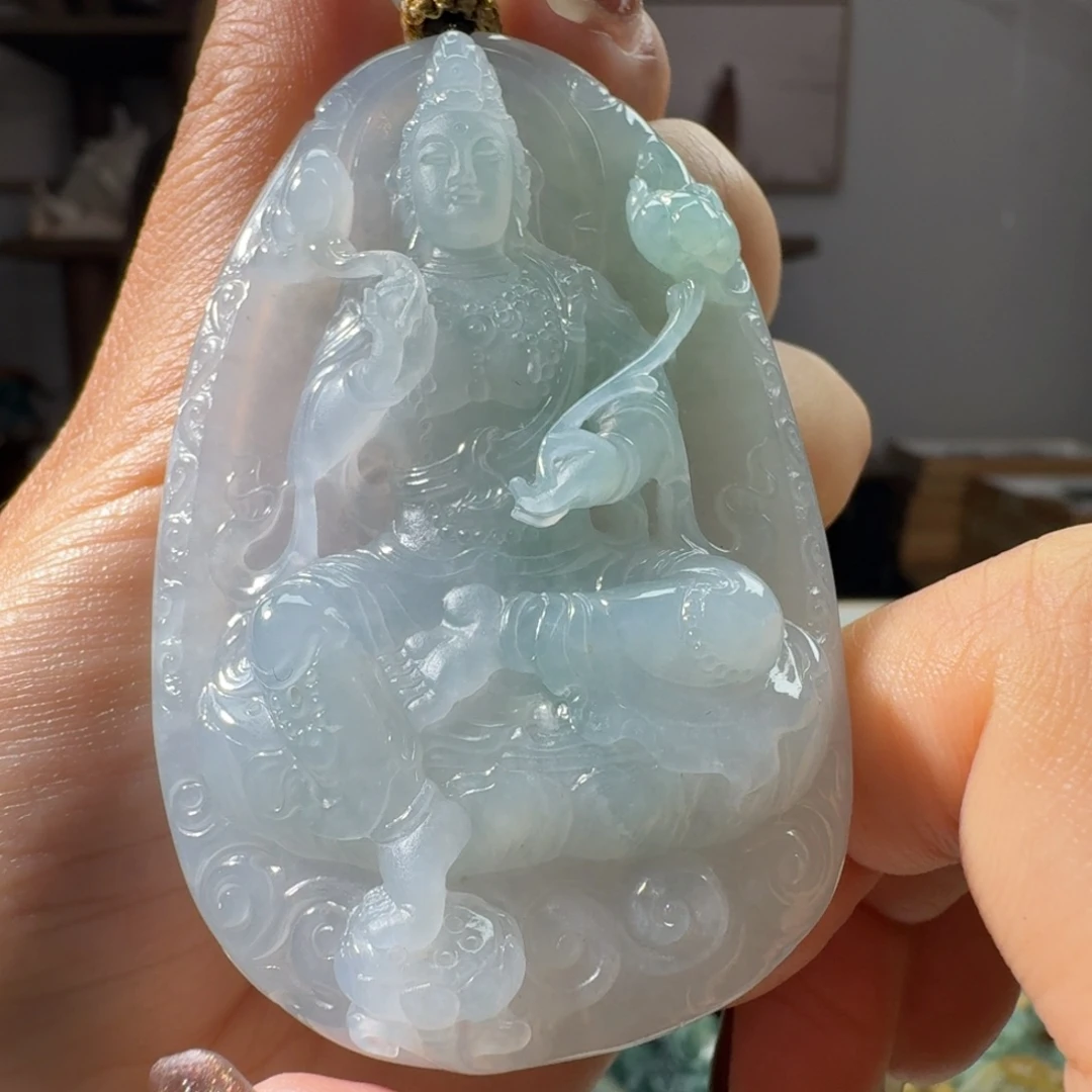 定制翡翠未镶嵌观音