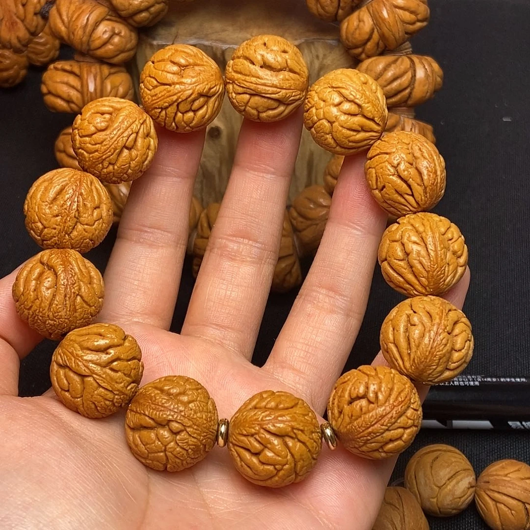 桃核手串秦岭龙纹桃核1