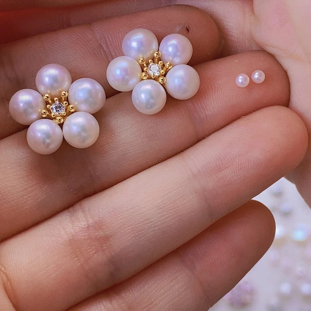 未镶嵌淡水珍珠耳饰