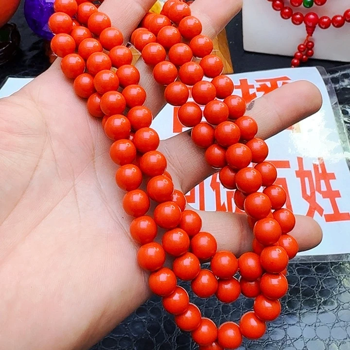 菱锰矿三姑娘108卡10未镶嵌