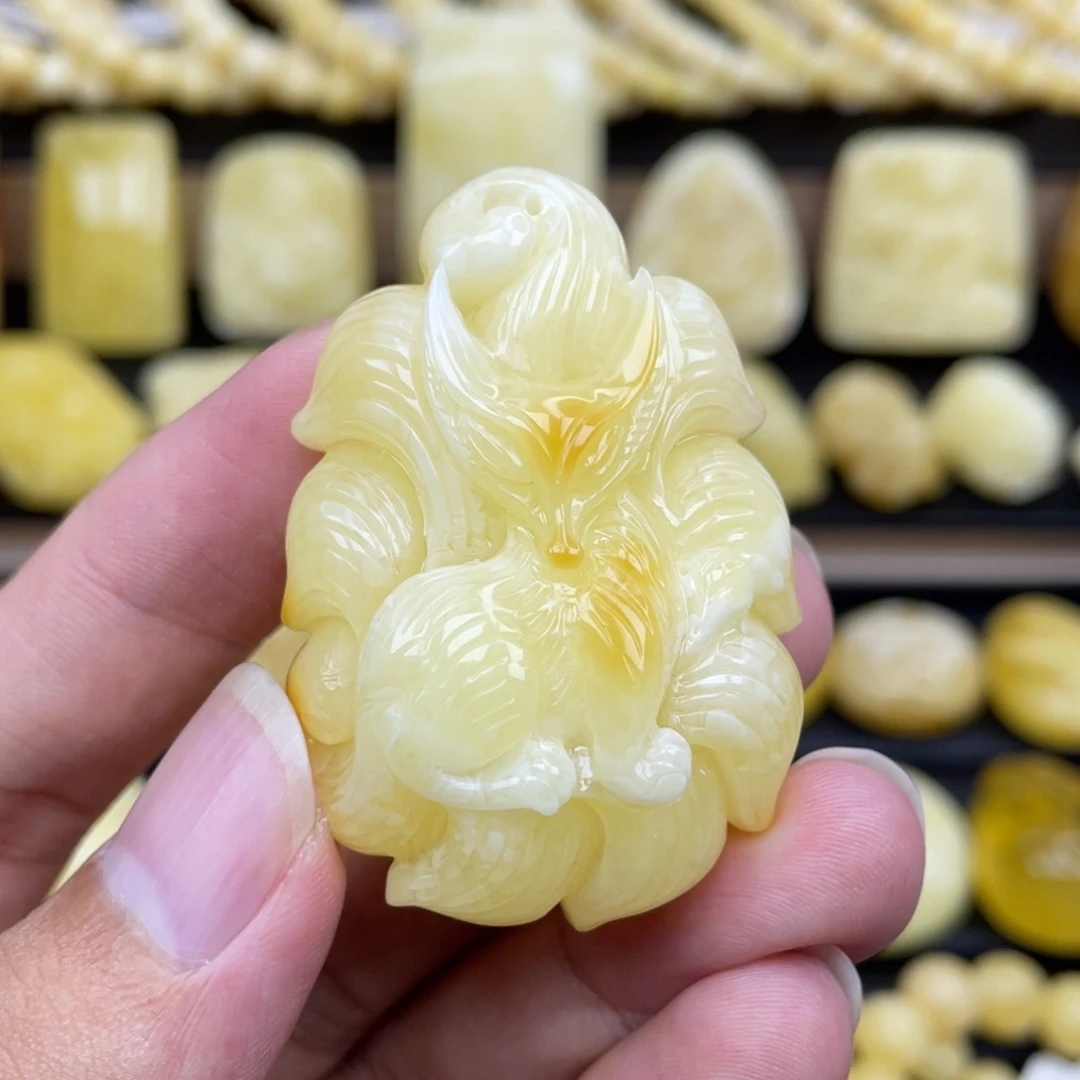裸石琥珀未镶嵌琥珀蜜蜡
