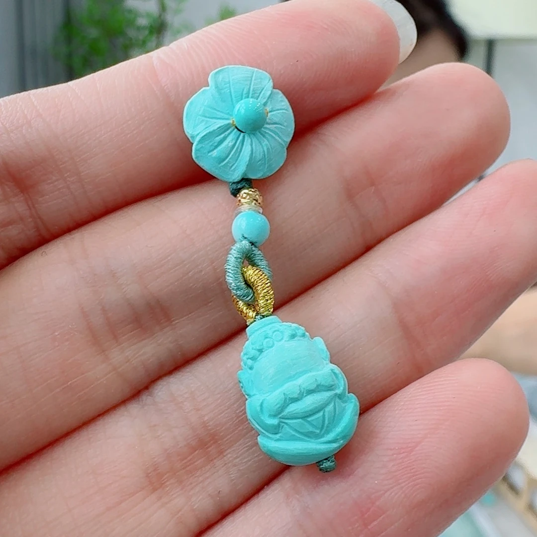 未镶嵌绿松石珠宝奇石