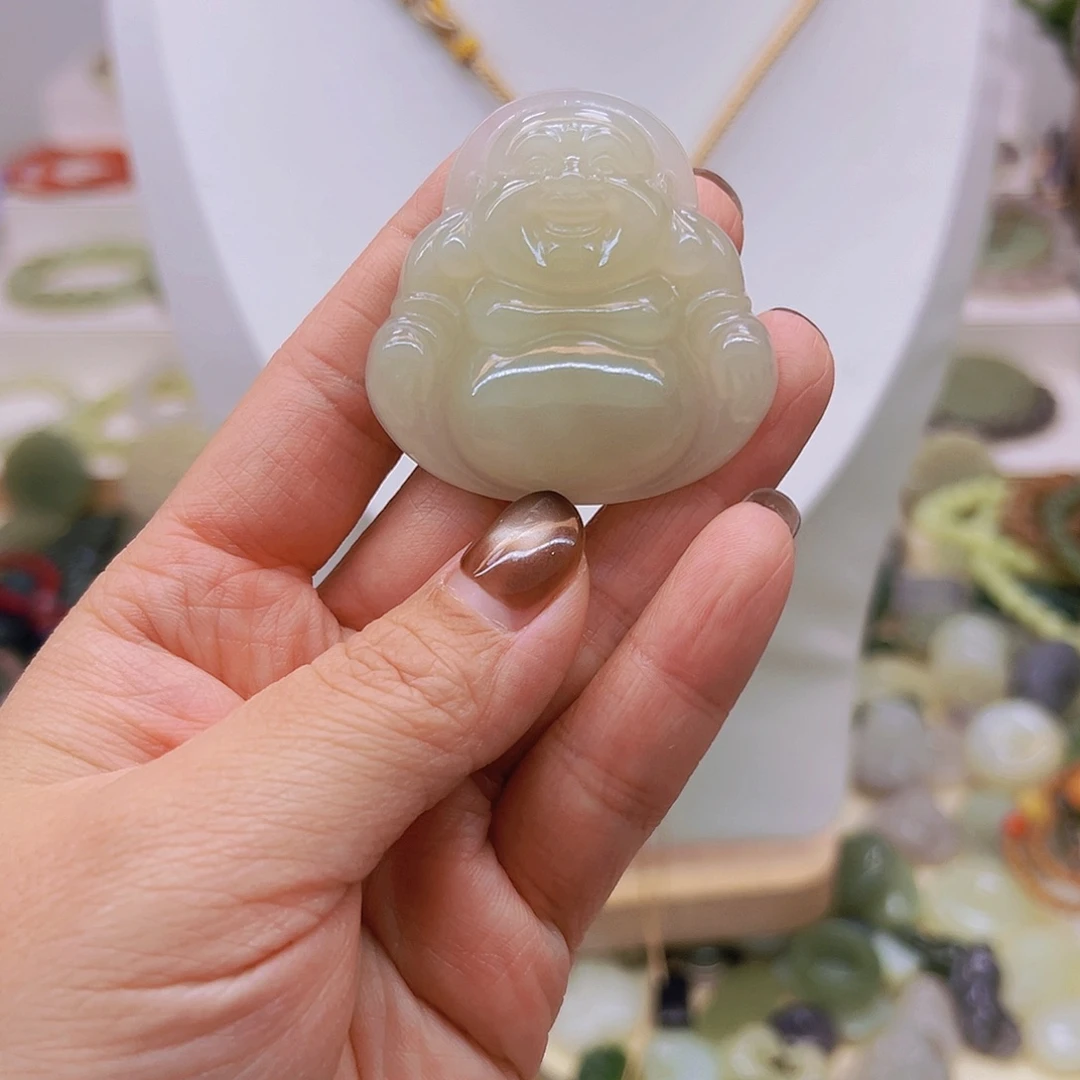 小***呢和田玉未镶嵌吊坠(赠链)