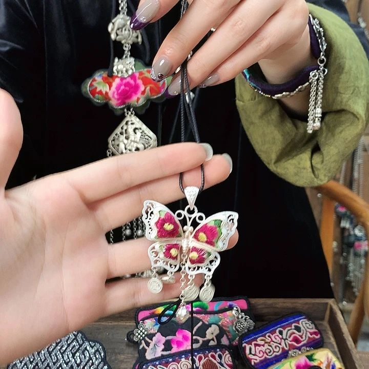 花岗石铁合金项链